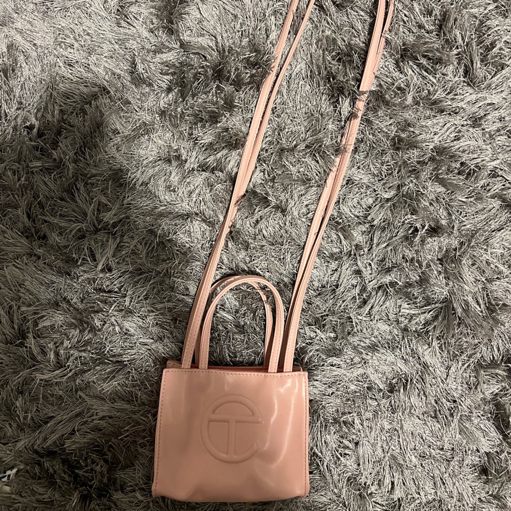 mini pink telfar